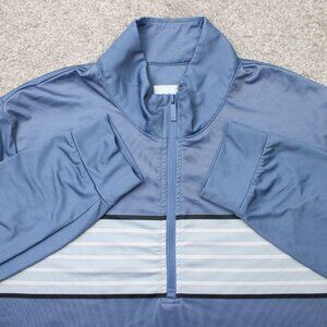 Callaway Sweatshirt Mens Small Blue Opti-Dri 1/4 Zip Golf Long Sleeve Pullover